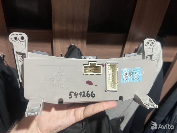 Блок управления отопителем hyundai elantra hd j4