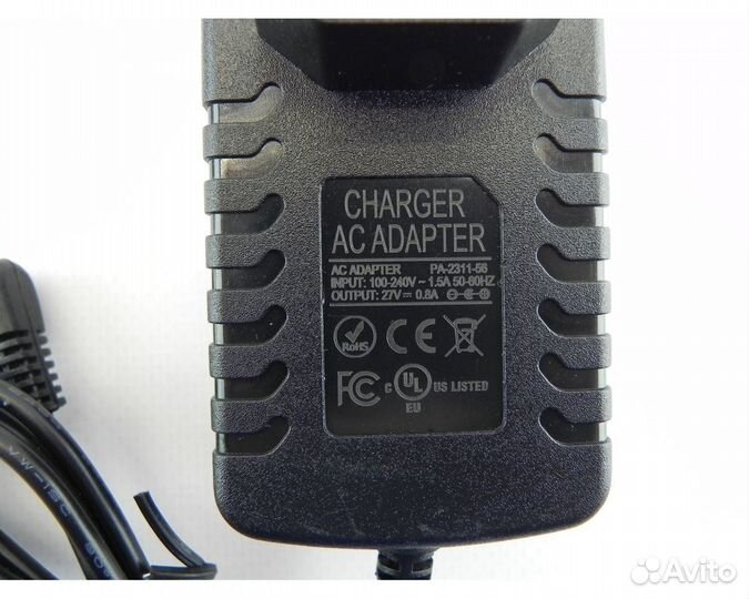 Блок питания 27V 800mA пылесоса Redmond, Polaris