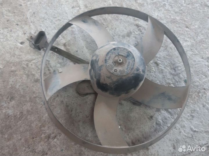 Вентилятор радиатора skoda fabia