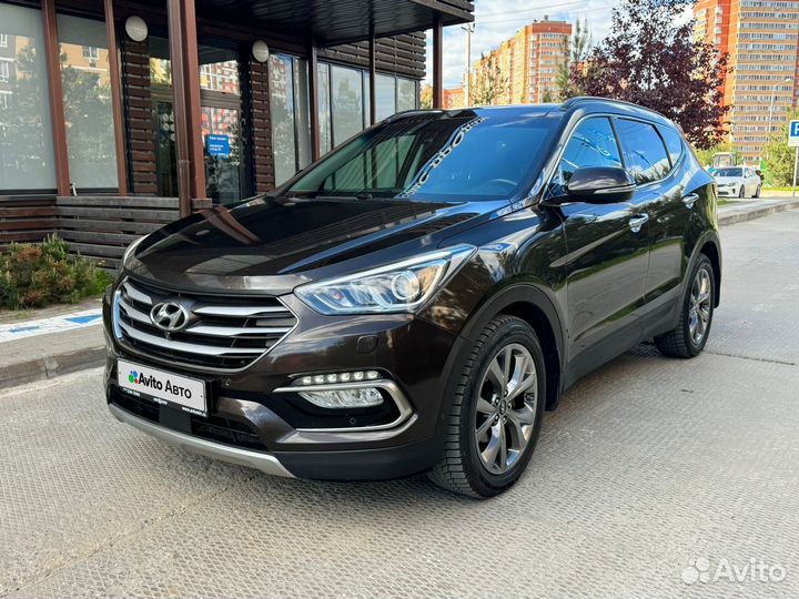 Hyundai Santa Fe 2.2 AT, 2016, 116 000 км