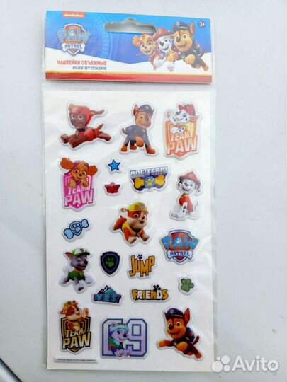 Наклейки щенячий патруль и лол