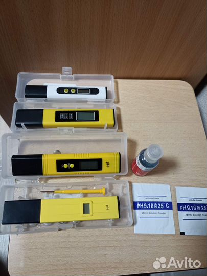 Ph метр, tds метр, раствор для хранения