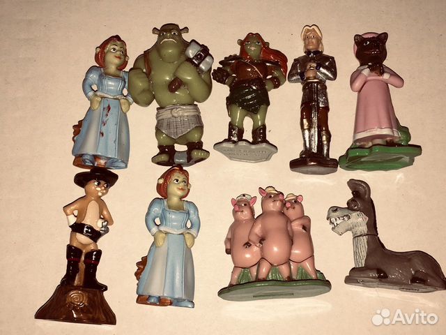 Игрушки Киндер, Ландрин серия «Шрек»