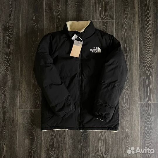 Куртка the north face барашек двусторонняя