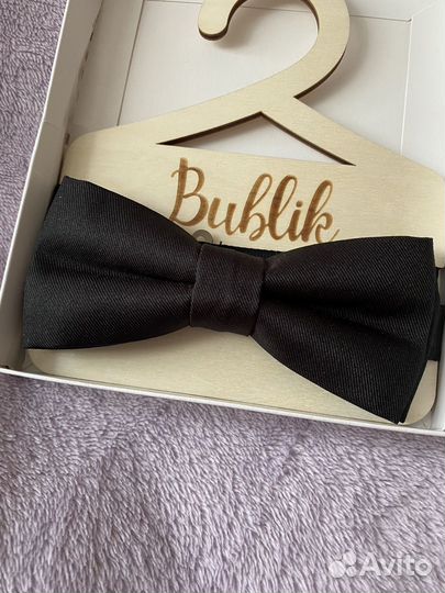 Бабочка мужская черная