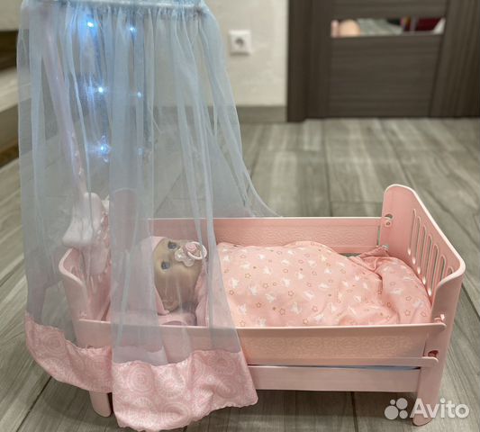 Кукла и кроватка baby Annabell оригинал