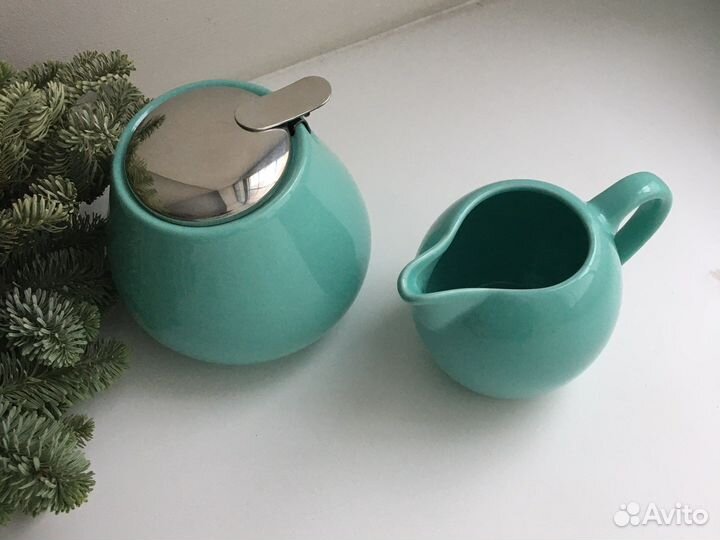 Новые молочник и сахарница в стиле Tiffany