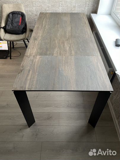 Стол nevada 140 dark OAK CER BK