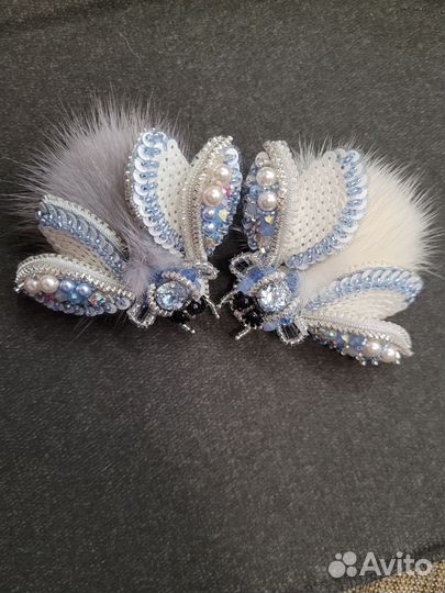 Набор брошей. Брошь жук