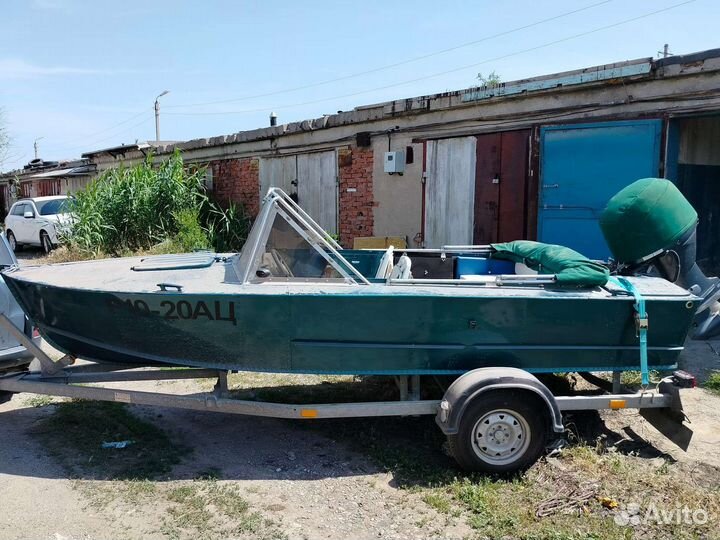 Прогресс 2м + Yamaha F60CET+ прицеп