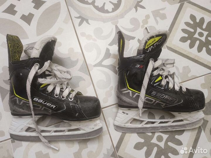Хоккейные коньки бауэр детские с формовкой 12Y