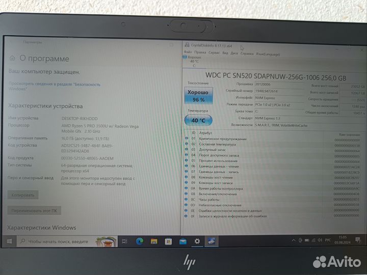 Ноутбук HP Elitebook 745 g6