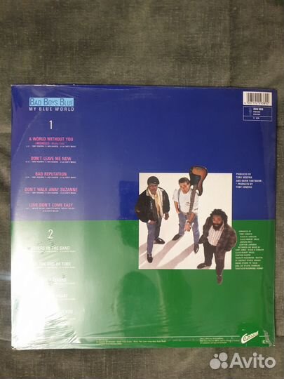 Bad Boys Blue- LP, My Blue World, sealed 1 Press