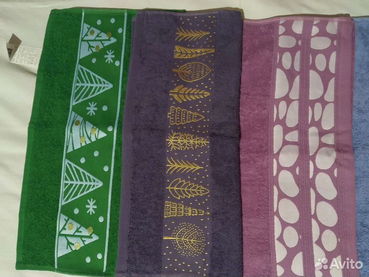 Махровые полотенца новые