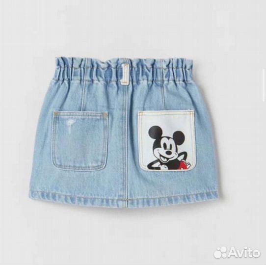 Джинсовая юбка для девочки zara