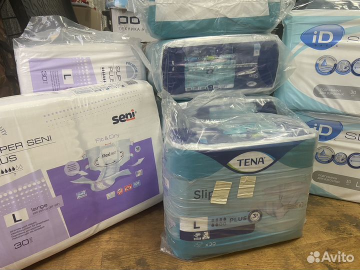 Памперсы для взрослых l 30 шт