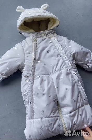 Комбинезон конверт зимний для девочки