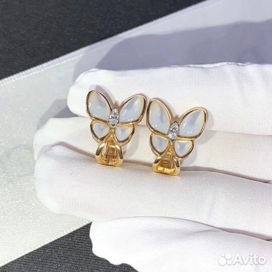 Серьги Van Cleef Two Butterfly