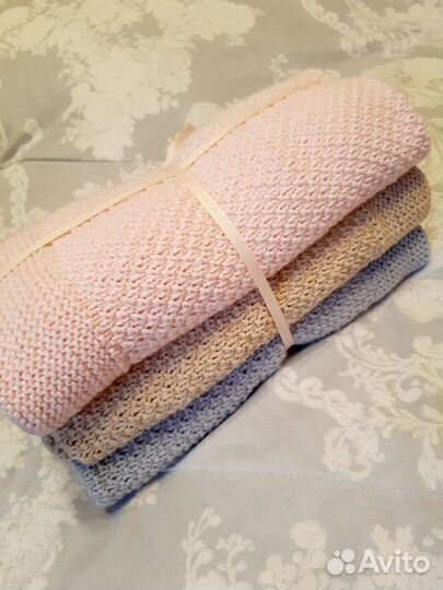 Пледы для новорождённых ручная работа