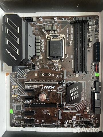 Материнская плата msi z390-a pro сгоревшая