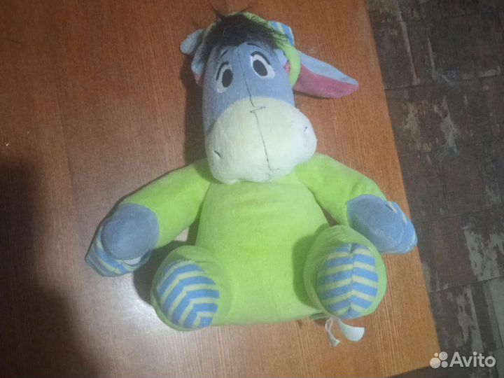 Ослик плюшевый говорящий