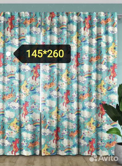 Шторы новые фотопечать габардин