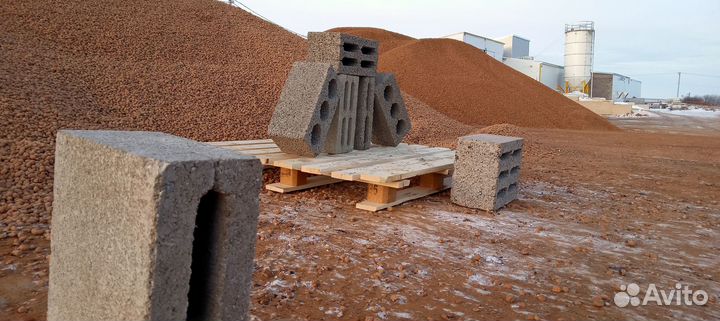 Керамзитобетонный блок