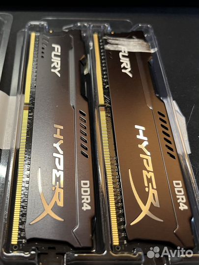 Оперативная память ddr4 8gb (2х4гб) HyperX Fury