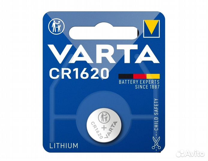 Батарейка Varta CR1620 (3В) BL-1