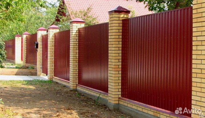 Забор из профлиста