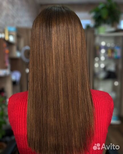 Кератиновое выпрямление волос /Ботокс Любая длина