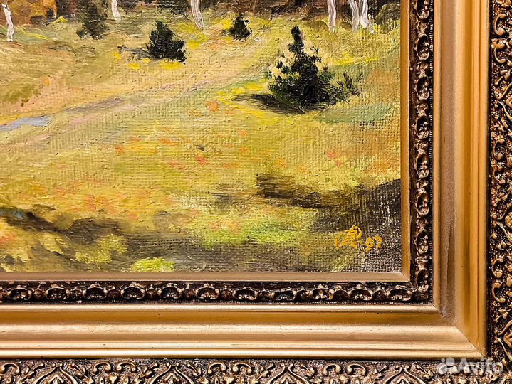 Картина маслом на холсте С. Романов