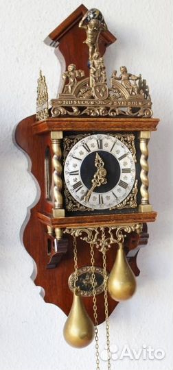 Старинные, настенные часы с боем, Голландия 50-60г