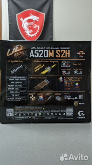 Новые, гарантия, Gigabyte A520M S2H
