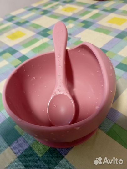 Набор детской посуды для кормления новый