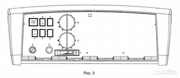 Панель управления котлом ICI REX