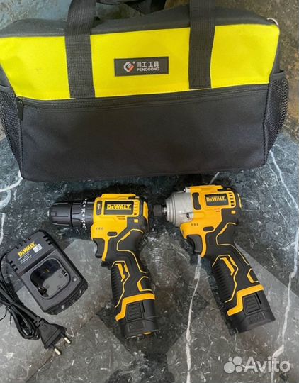 Набор 2в1 dewalt 18V бесщёточный