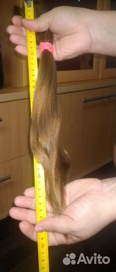 Волосы срез, некрашенные