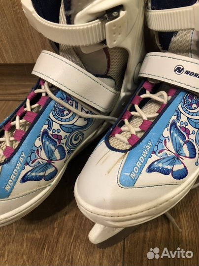 Коньки детские раздвижные nordway