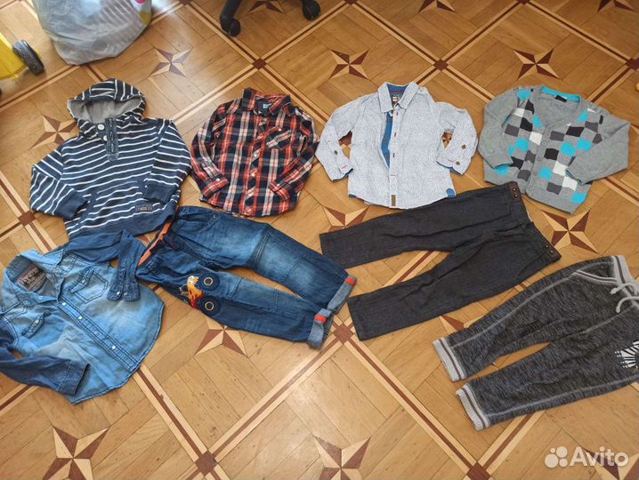 Вещи на мальчика, джинсы, рубашки, Next, Zara 104