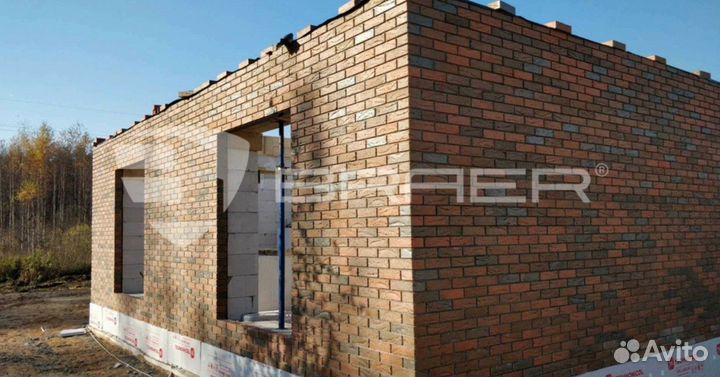 Кирпич облицовочный. Лицевой кирпич утолщенный