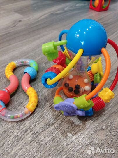 Игрушки погремушки пакетом