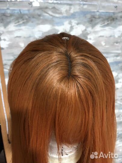 Парик рыжий длинный