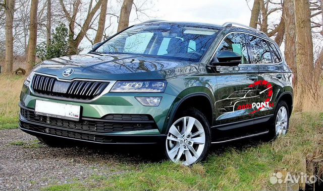 Пороги площадка Шкода Карок