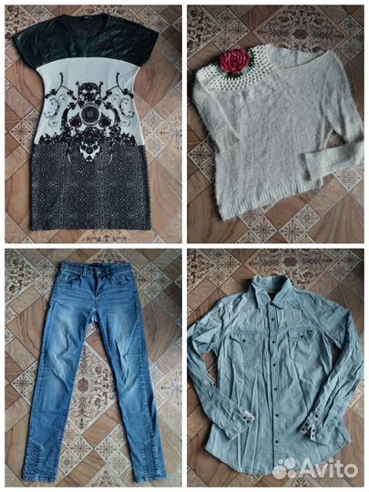 Большой пакет женской одежды 42-44