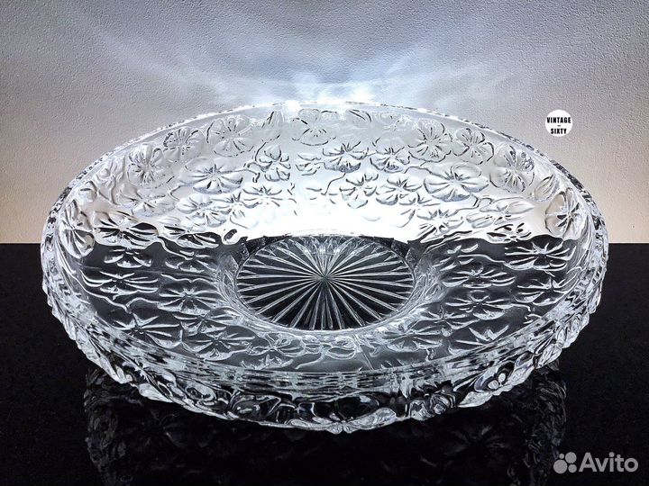 Блюдо хрустальное, Чехословакия, 60-70-е гг