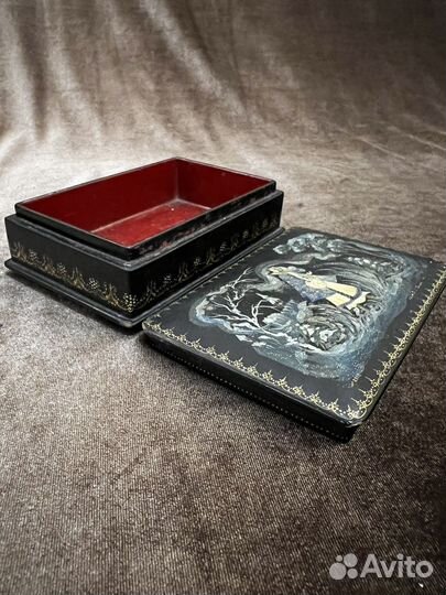 Шкатулка.Палех.1951 год