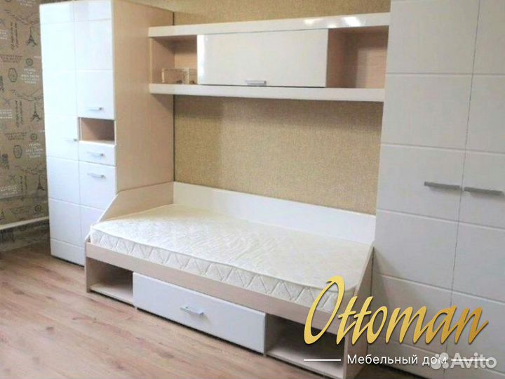 Кровать детская Симба 1,9х0,8м с матрасом