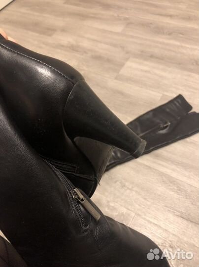 Ботфорты кожаные 36