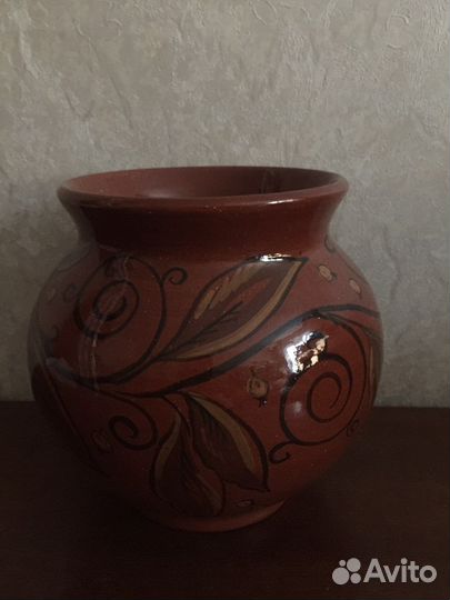 Ваза скопинская керамика ручная работа